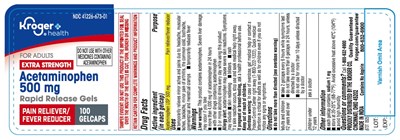 673t Kroger Gelcaps 100ct Label (673t Kroger Gelcaps 100ct Label)